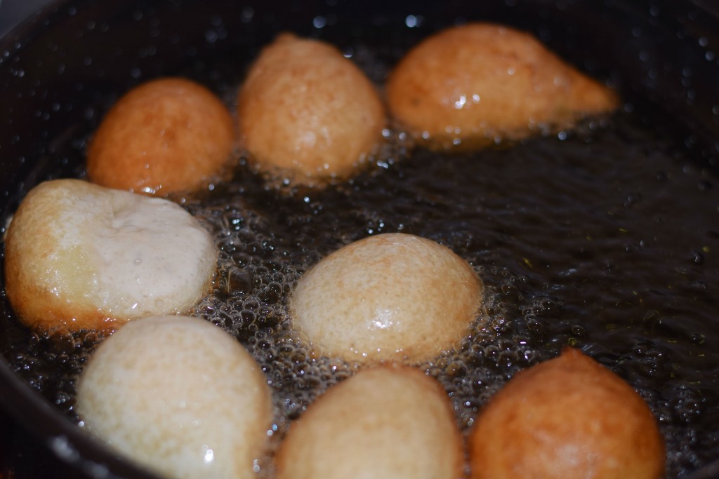 Frying Beignets